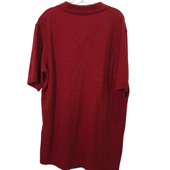Croft & Barrow Men's Red Polo Shirt XLT Performance Cotton Blend - Picture 6 of 7